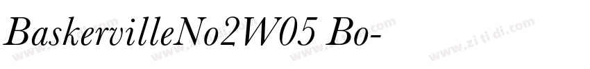 BaskervilleNo2W05 Bo字体转换
